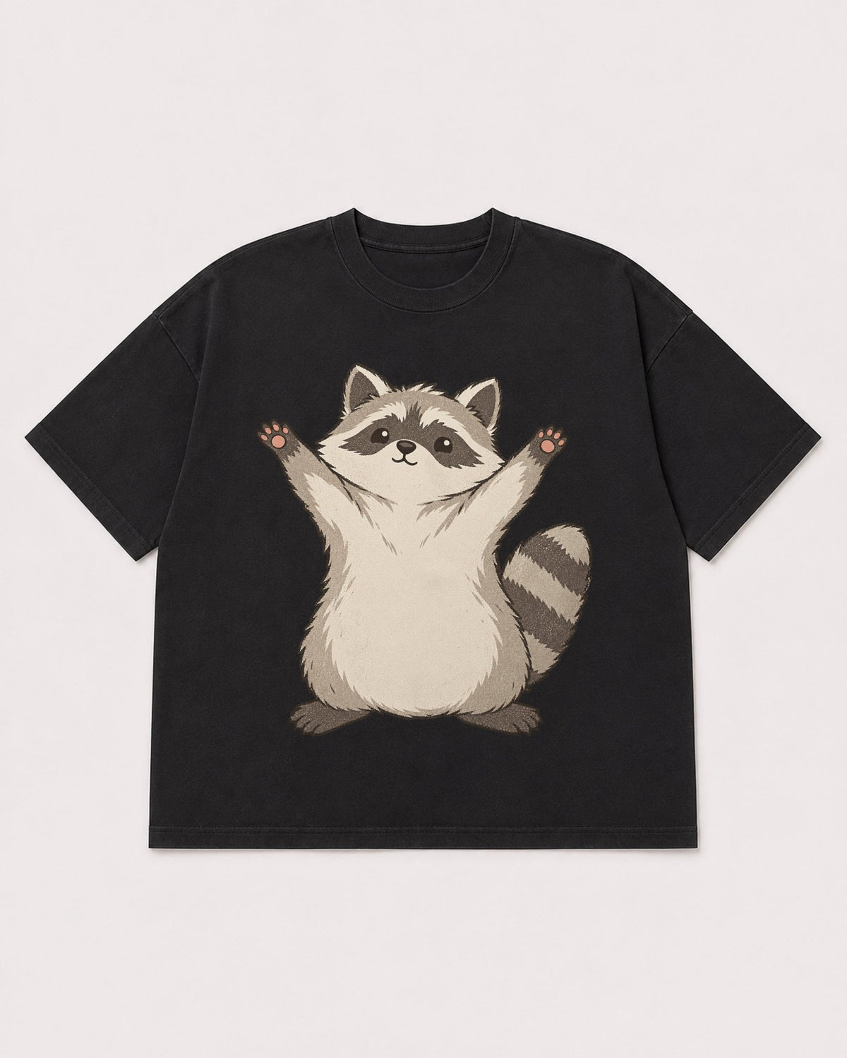 Mockup Boxy Heavyweight Tee Black product