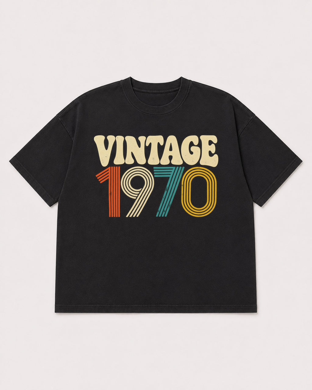 Mockup Boxy Heavyweight Tee Black product