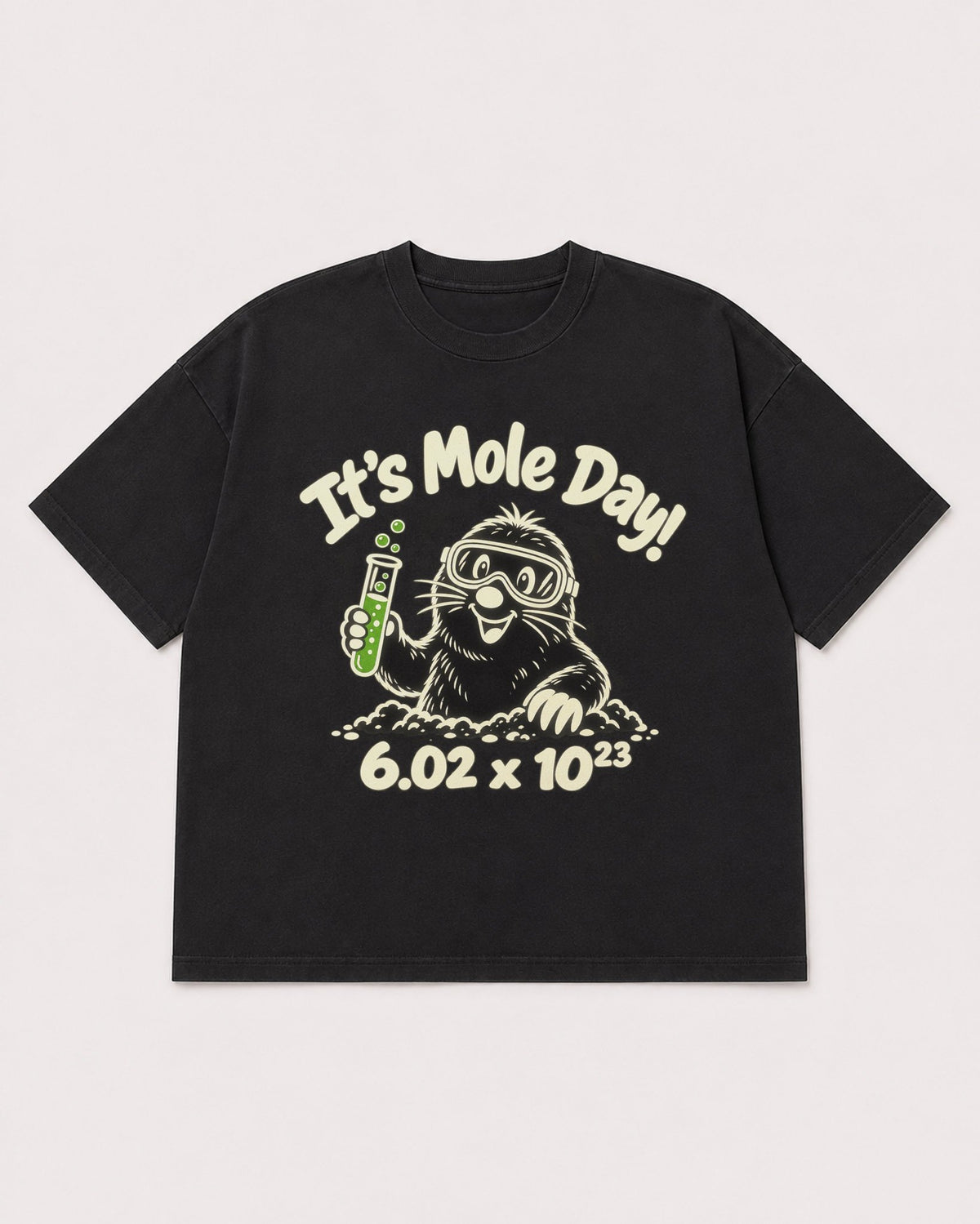 Mockup Boxy Heavyweight Tee Black product