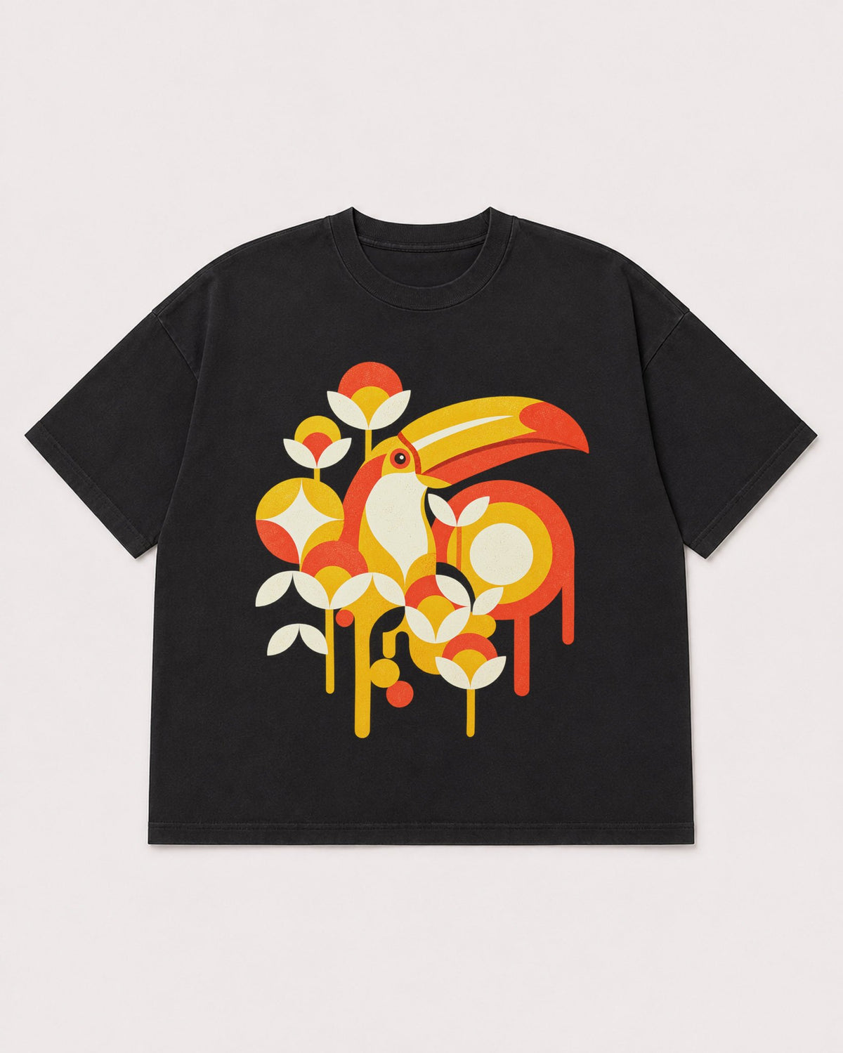 Mockup Boxy Heavyweight Tee Black product