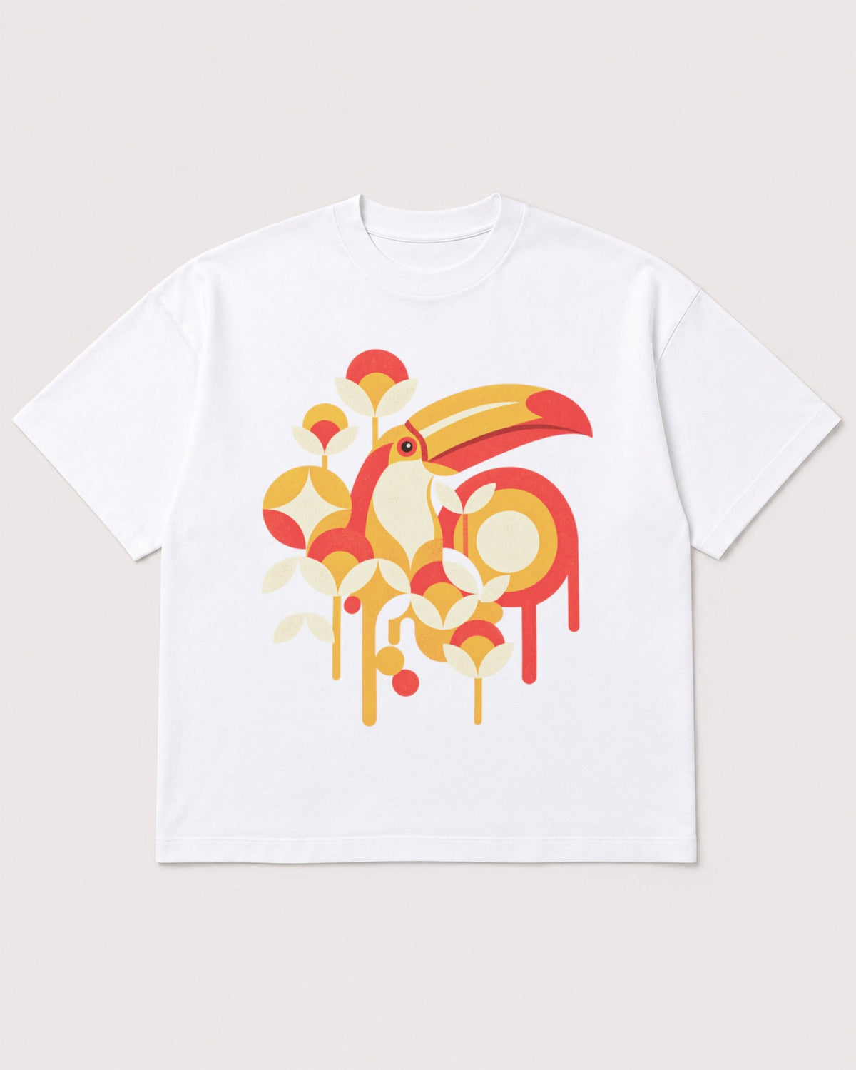 Mockup Boxy Heavyweight Tee White product