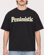 Mockup Boxy Heavyweight Tee Black male close-up 29