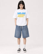 Mockup Boxy Heavyweight Tee White female full-body 01