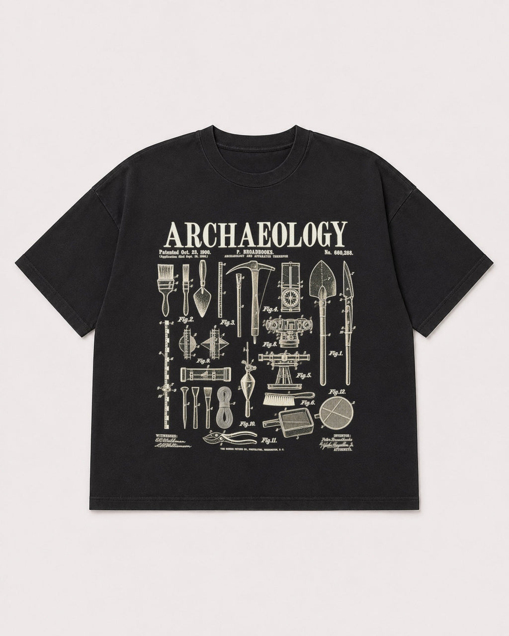 Mockup Boxy Heavyweight Tee Black product