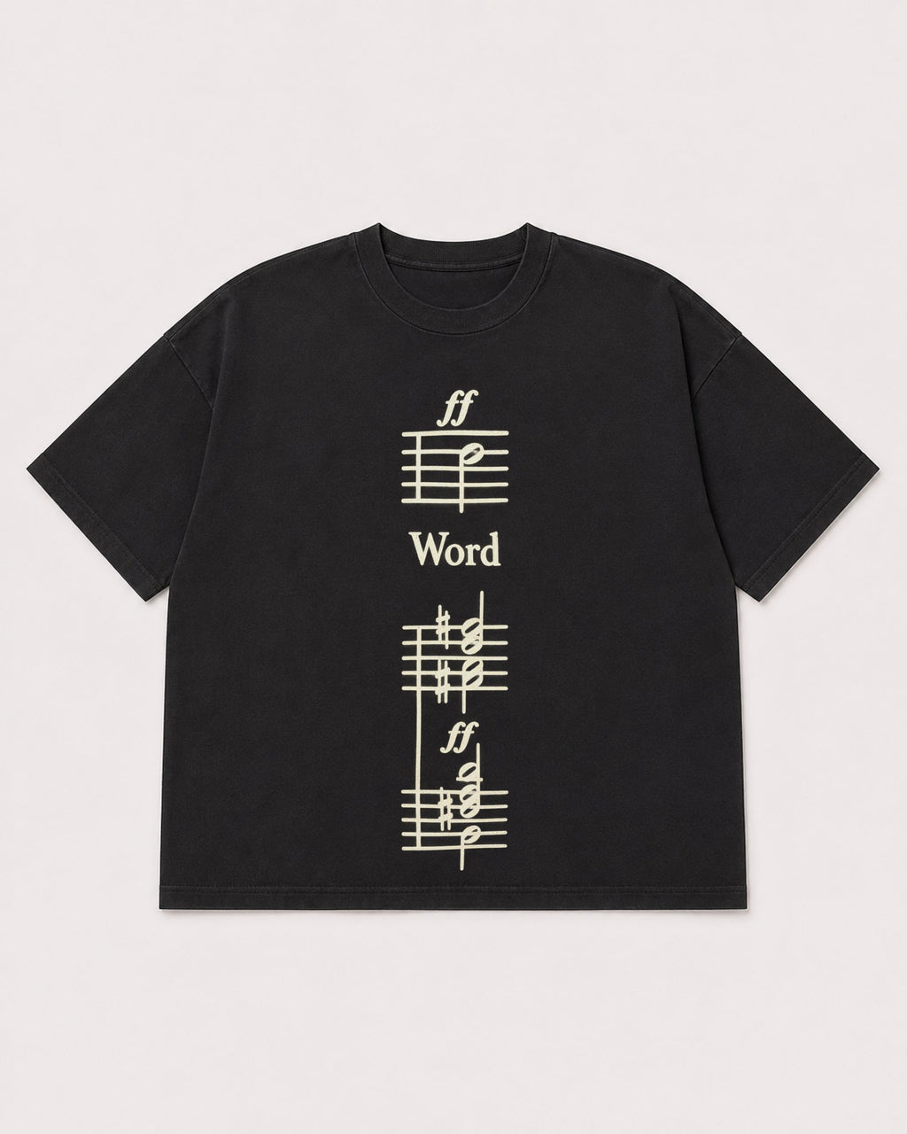 Mockup Boxy Heavyweight Tee Black product