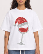 Mockup Boxy Heavyweight Tee White female close-up 06