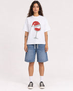 Mockup Boxy Heavyweight Tee White female full-body 06