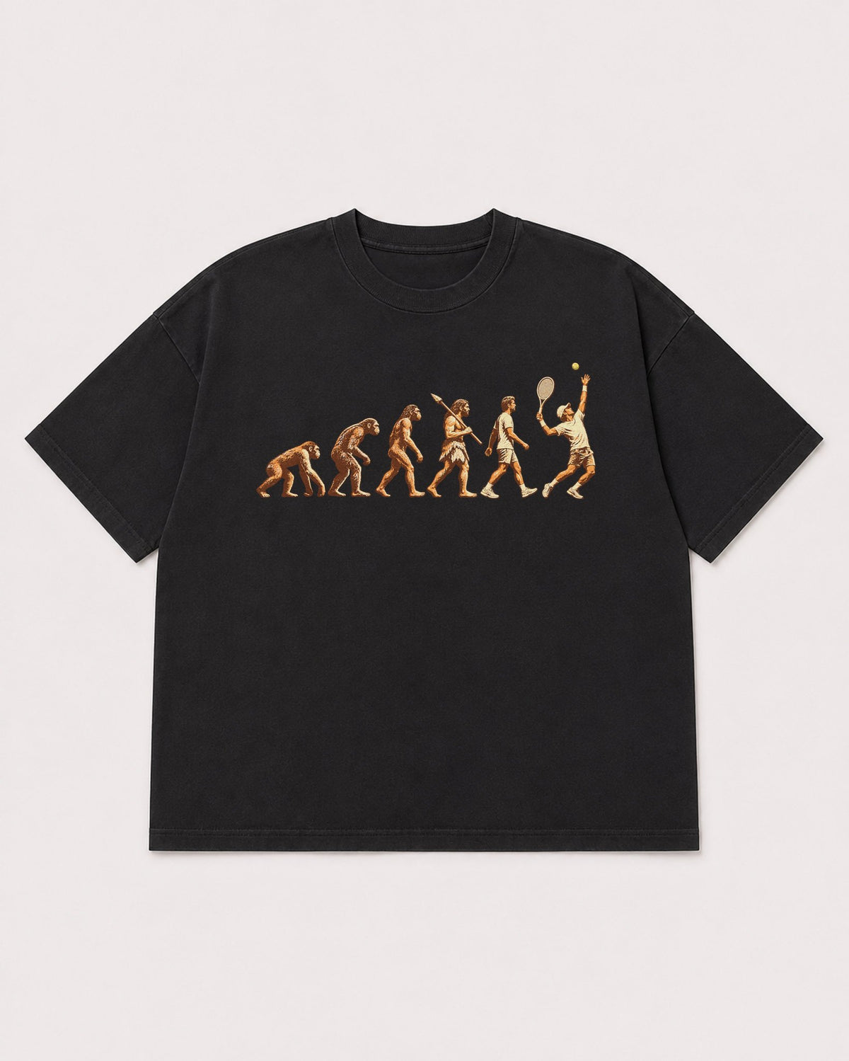 Mockup Boxy Heavyweight Tee Black product