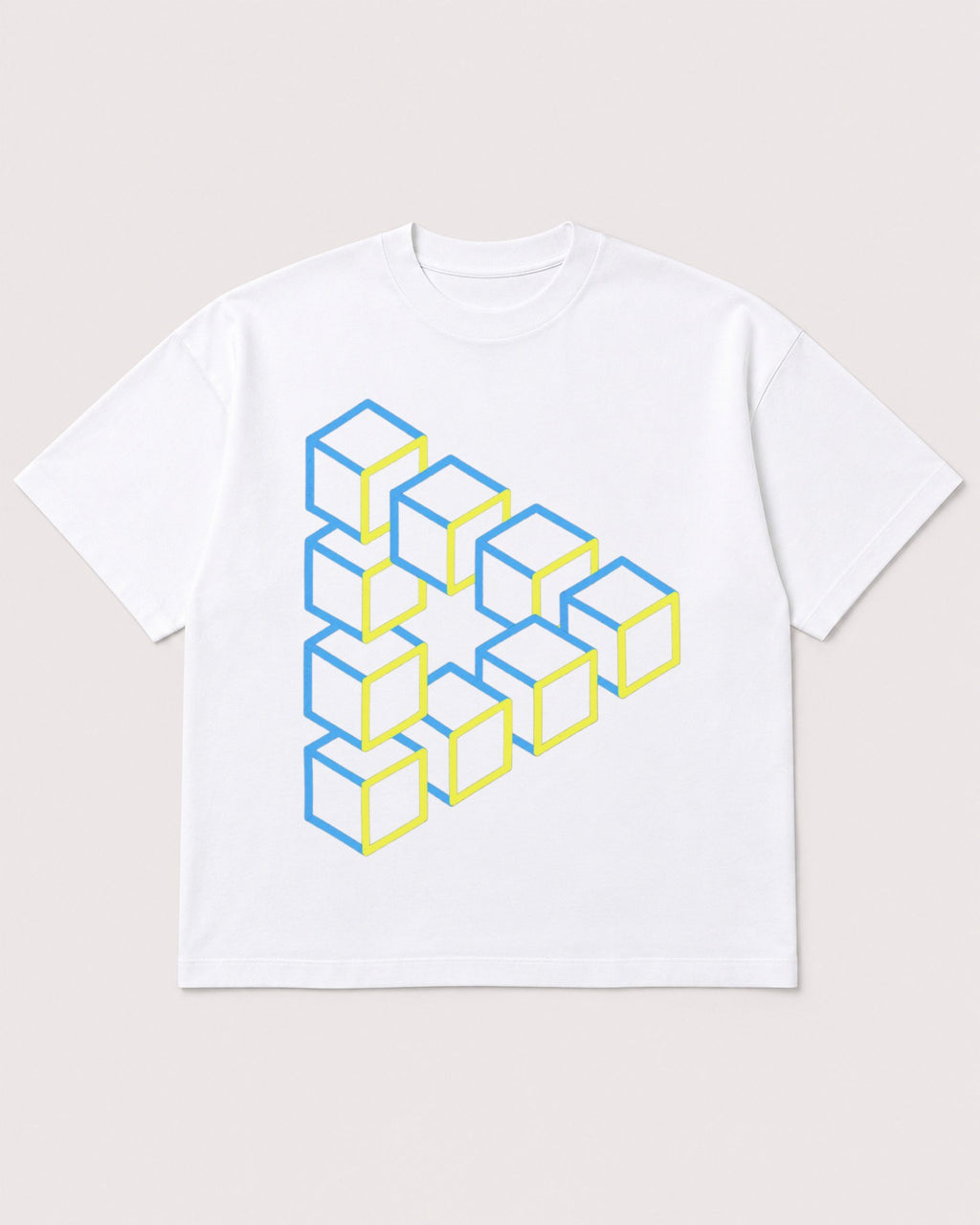 Mockup Boxy Heavyweight Tee White product