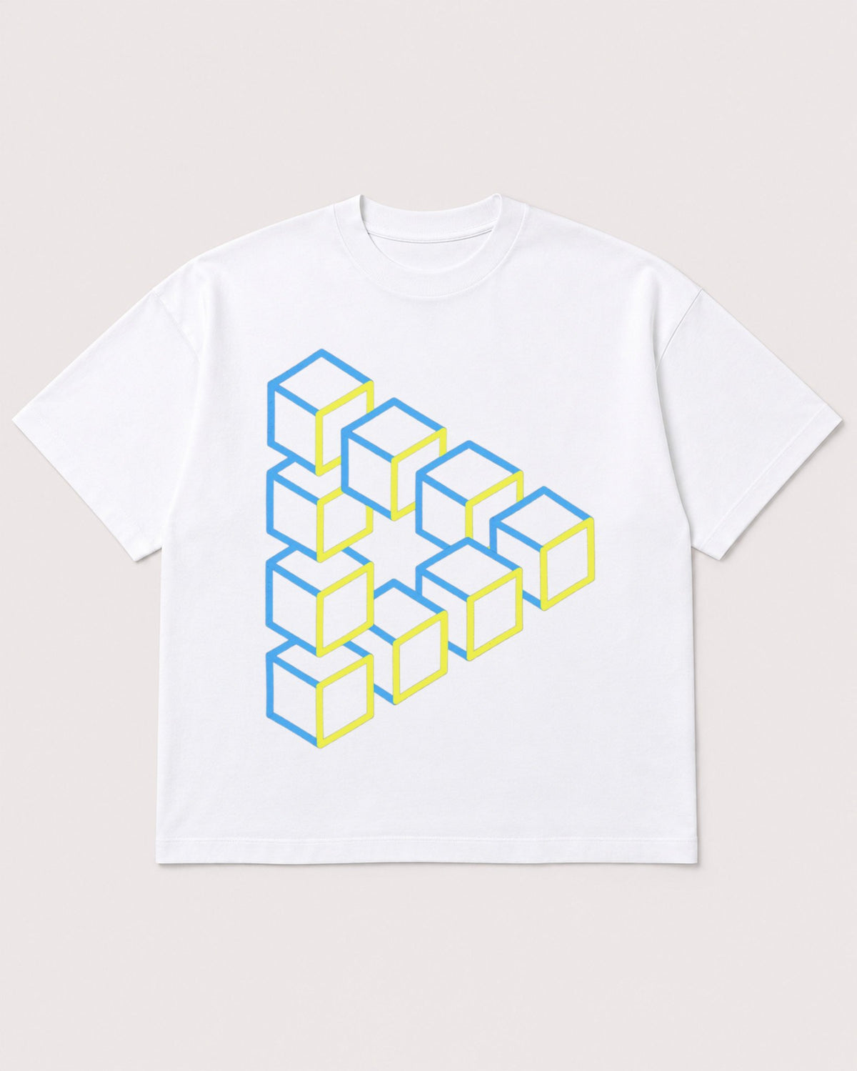 Mockup Boxy Heavyweight Tee White product