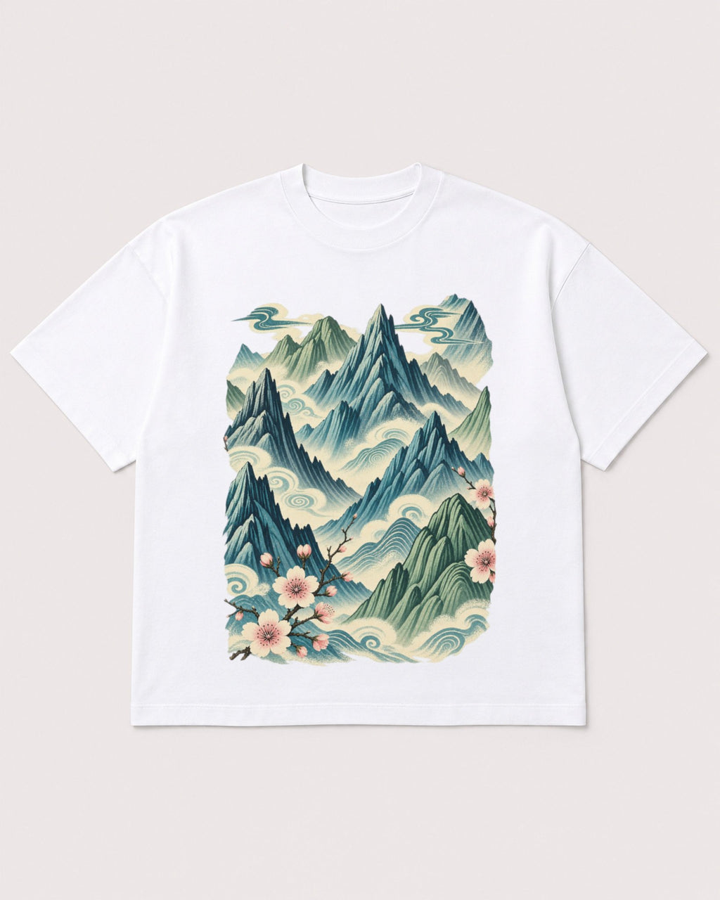 Mockup Boxy Heavyweight Tee White product
