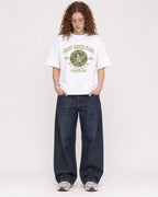 Mockup Boxy Heavyweight Tee White female full-body 09