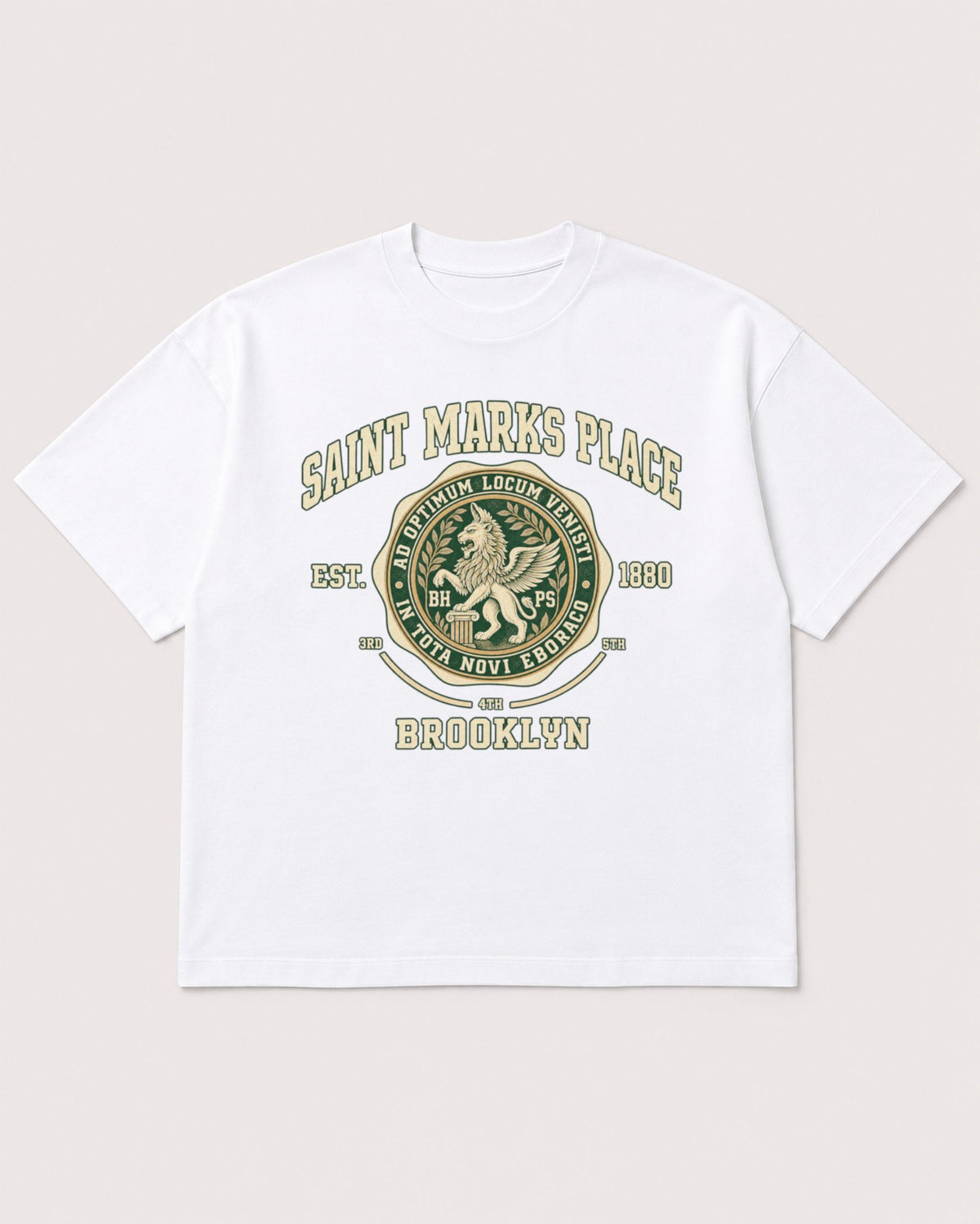 Mockup Boxy Heavyweight Tee White product