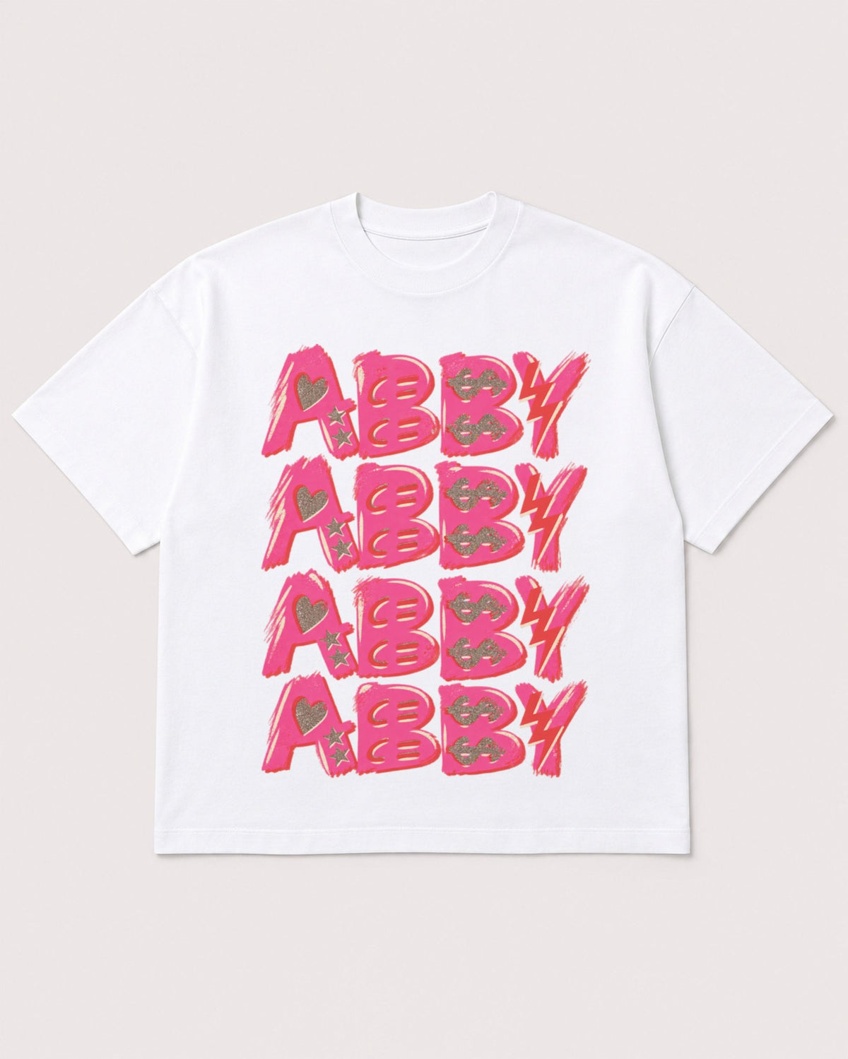 Mockup Boxy Heavyweight Tee White product