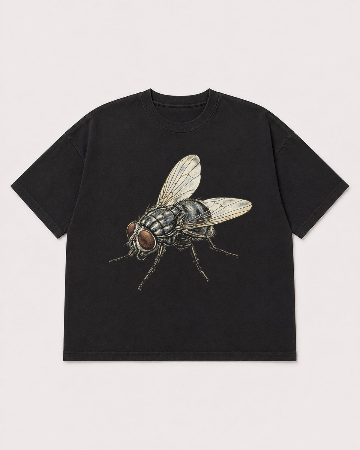 Mockup Boxy Heavyweight Tee Black product