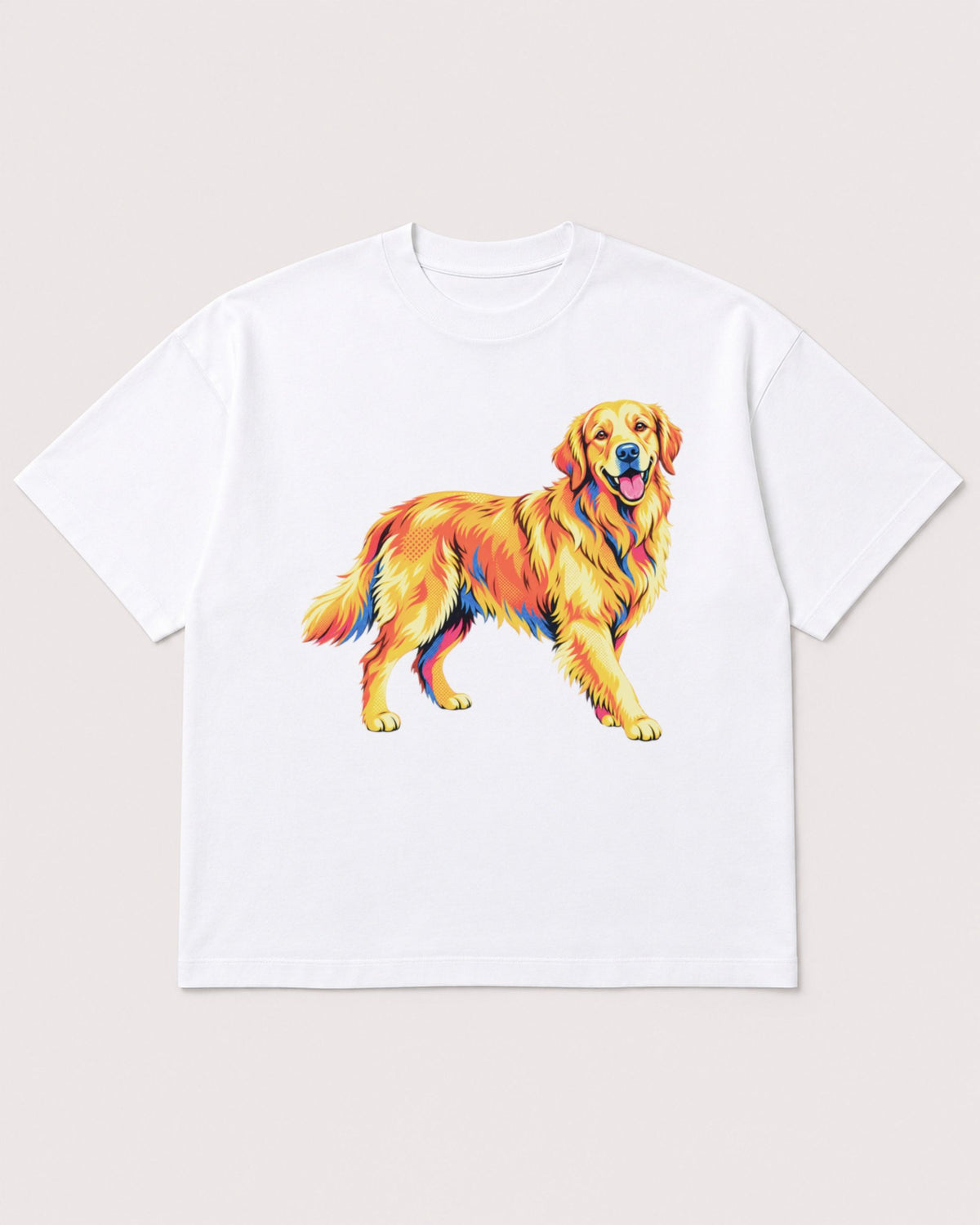 Mockup Boxy Heavyweight Tee White product