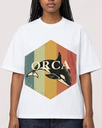 Mockup Boxy Heavyweight Tee White female close-up 04