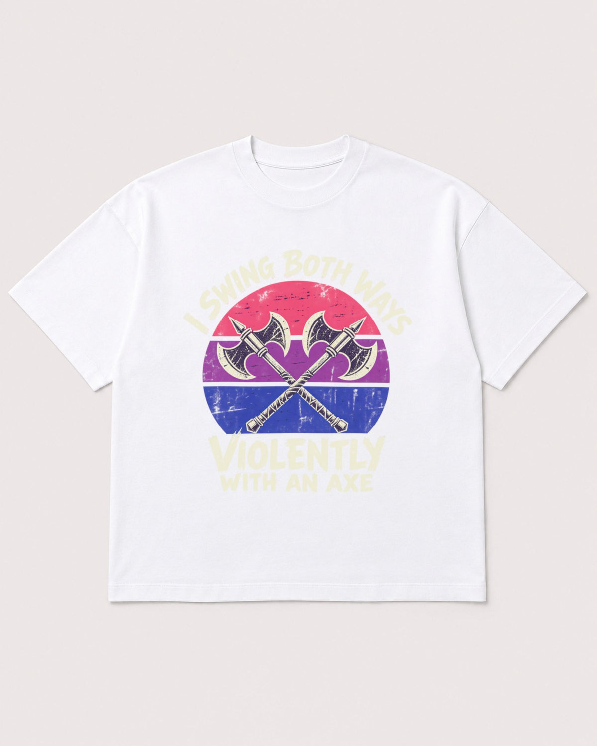 Mockup Boxy Heavyweight Tee White product