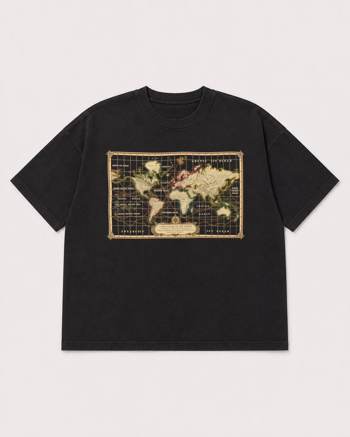 Mockup Boxy Heavyweight Tee Black product
