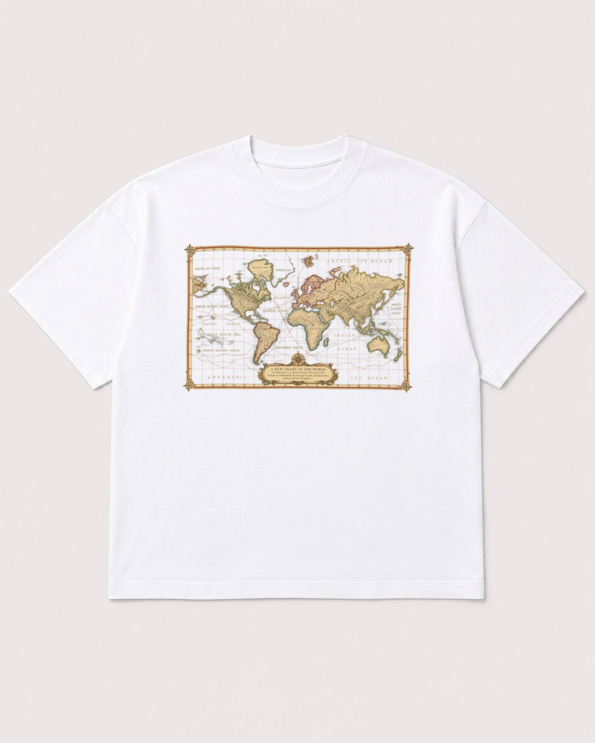 Mockup Boxy Heavyweight Tee White product