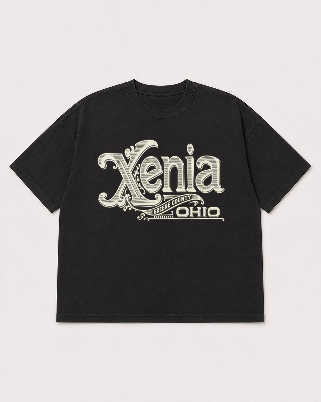 Mockup Boxy Heavyweight Tee Black product