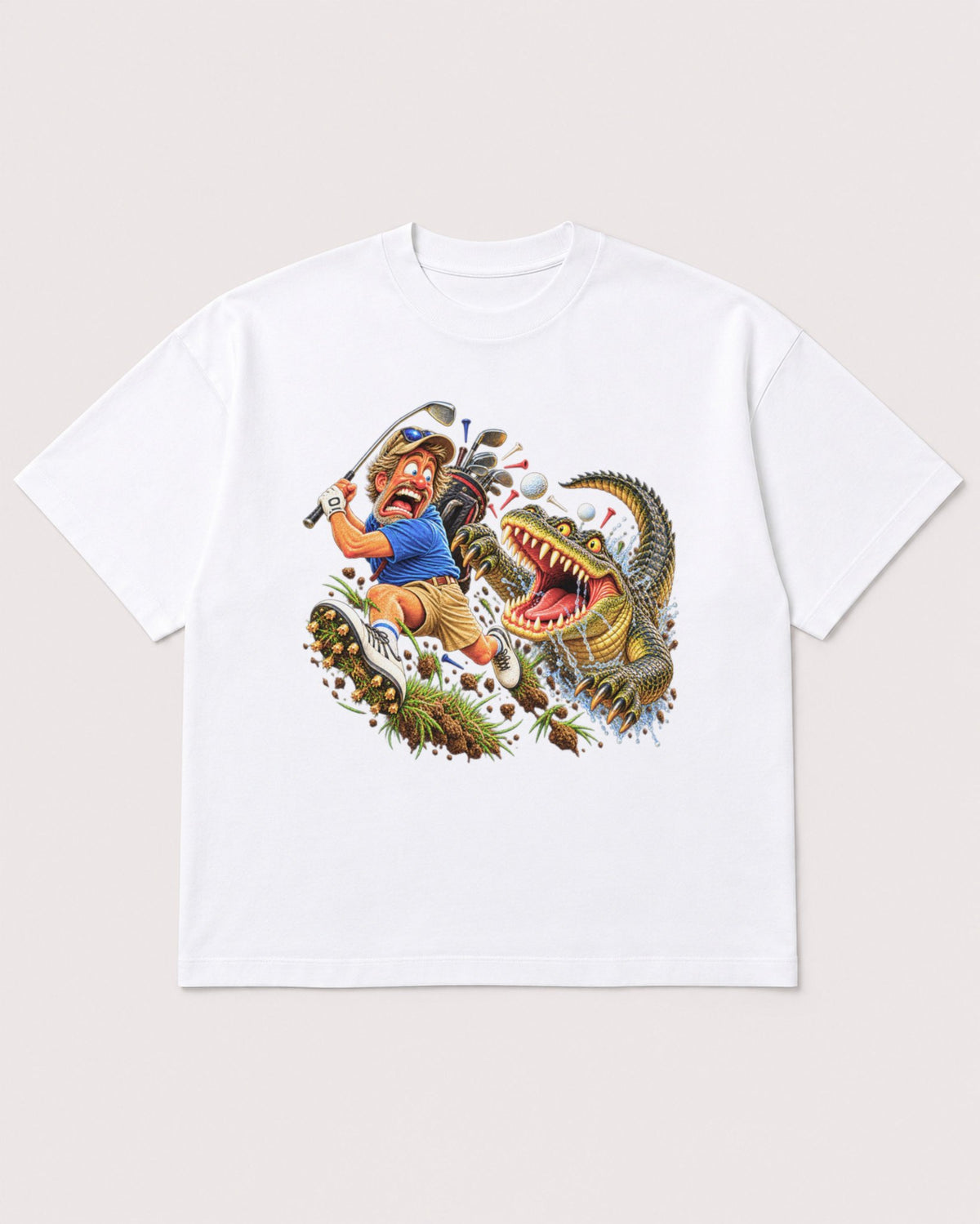 Mockup Boxy Heavyweight Tee White product