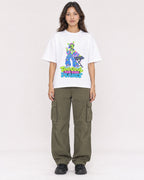 Mockup Boxy Heavyweight Tee White female full-body 02