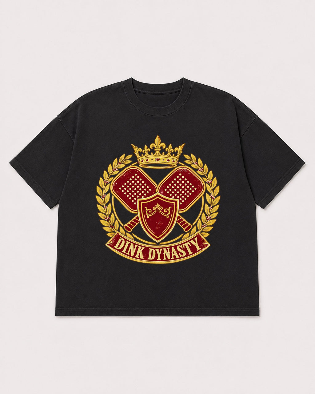 Mockup Boxy Heavyweight Tee Black product