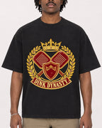 Mockup Boxy Heavyweight Tee Black male close-up 04