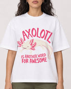 Mockup Boxy Heavyweight Tee White female close-up 07