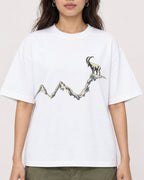 Mockup Boxy Heavyweight Tee White female close-up 02