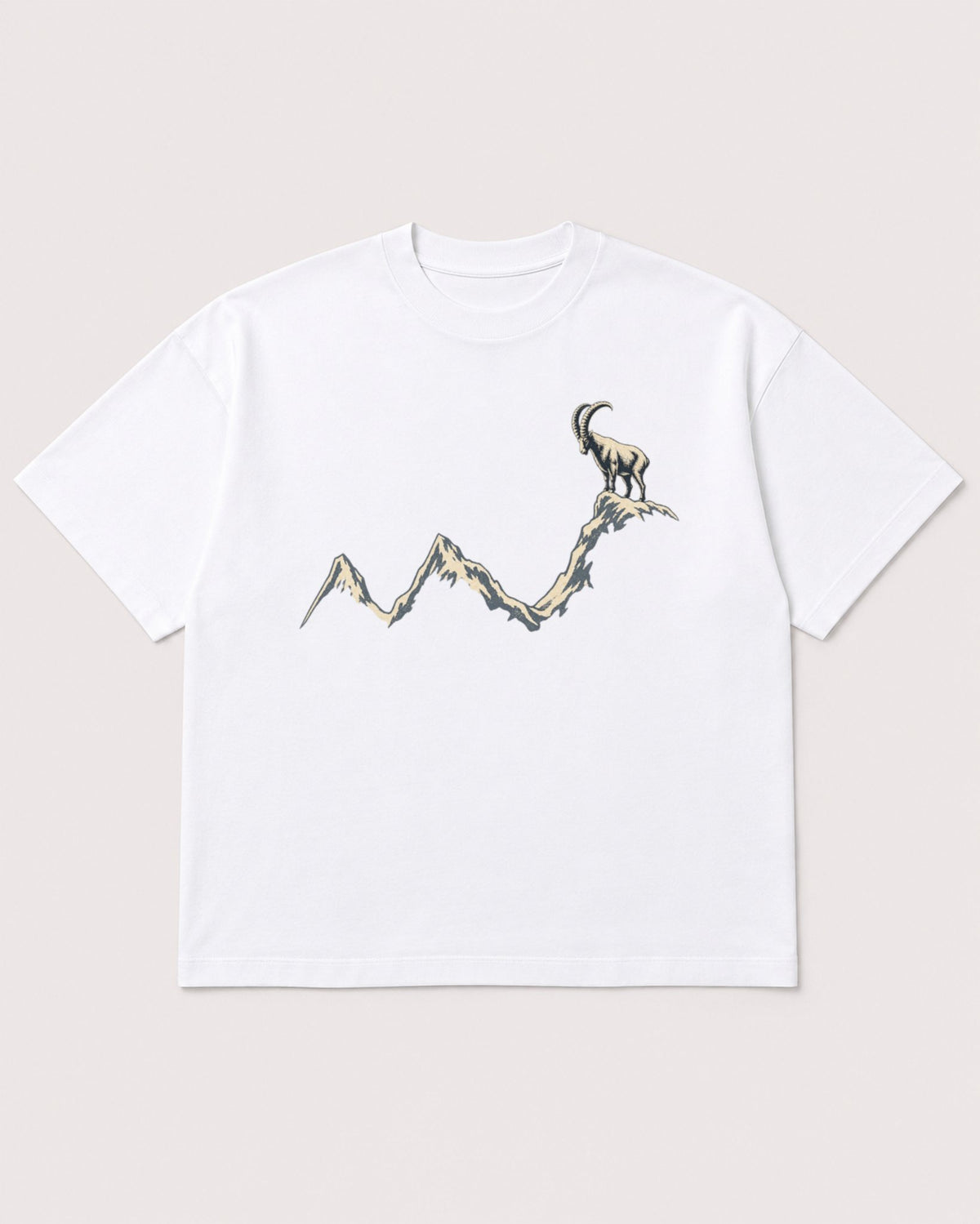Mockup Boxy Heavyweight Tee White product