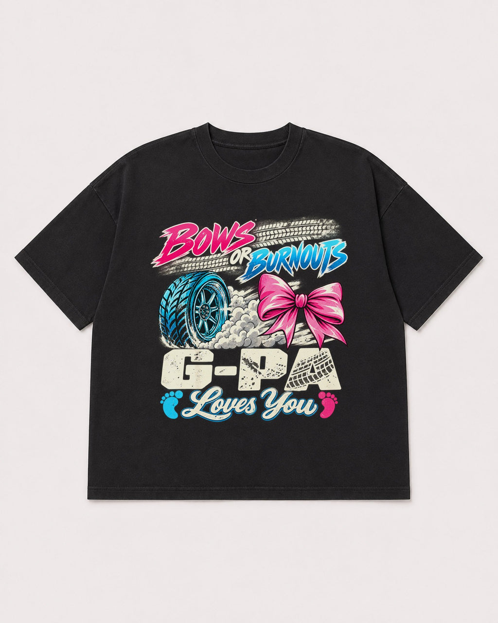 Mockup Boxy Heavyweight Tee Black product