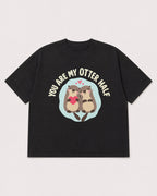 Mockup Boxy Heavyweight Tee Black product