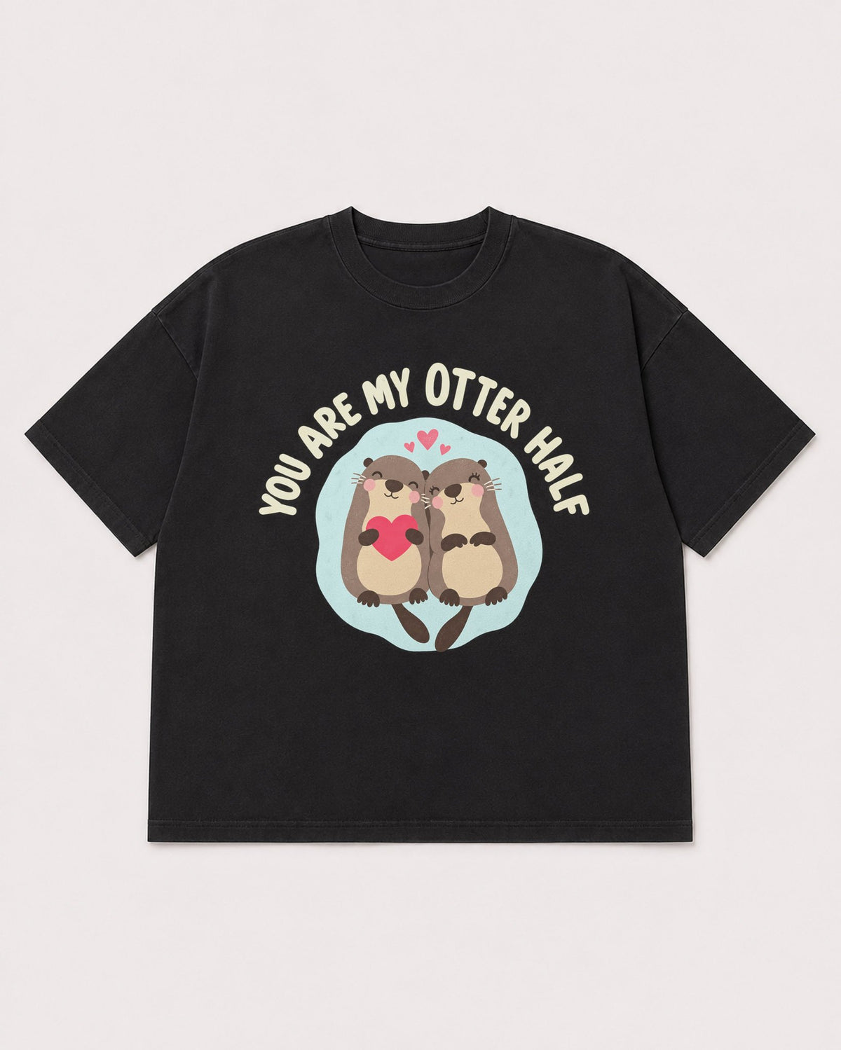 Mockup Boxy Heavyweight Tee Black product