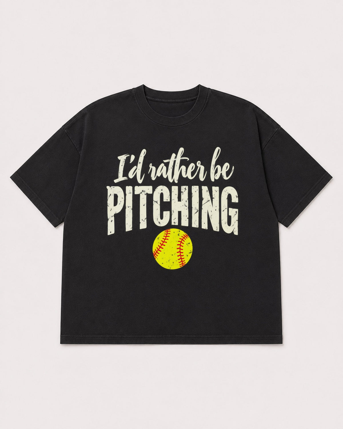 Mockup Boxy Heavyweight Tee Black product