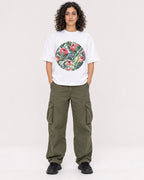 Mockup Boxy Heavyweight Tee White female full-body 27