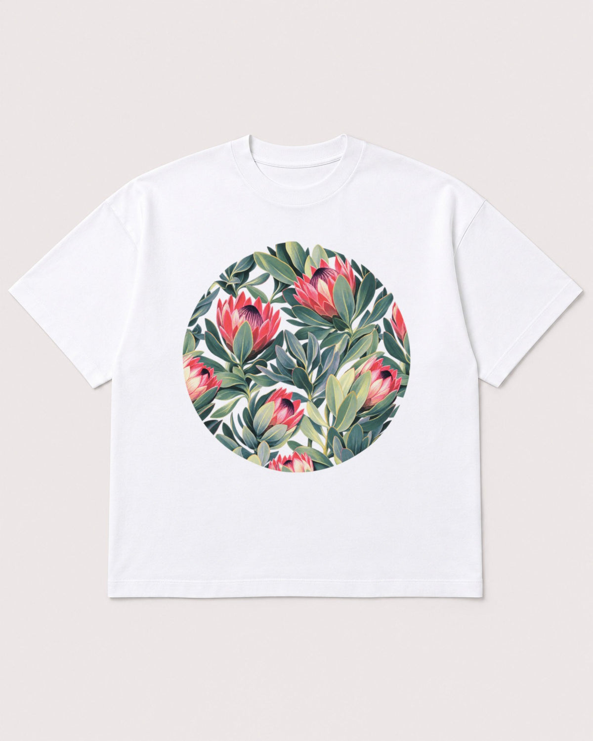 Mockup Boxy Heavyweight Tee White product