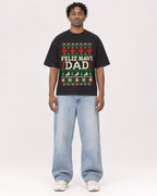 Mockup Boxy Heavyweight Tee Black male full-body 05