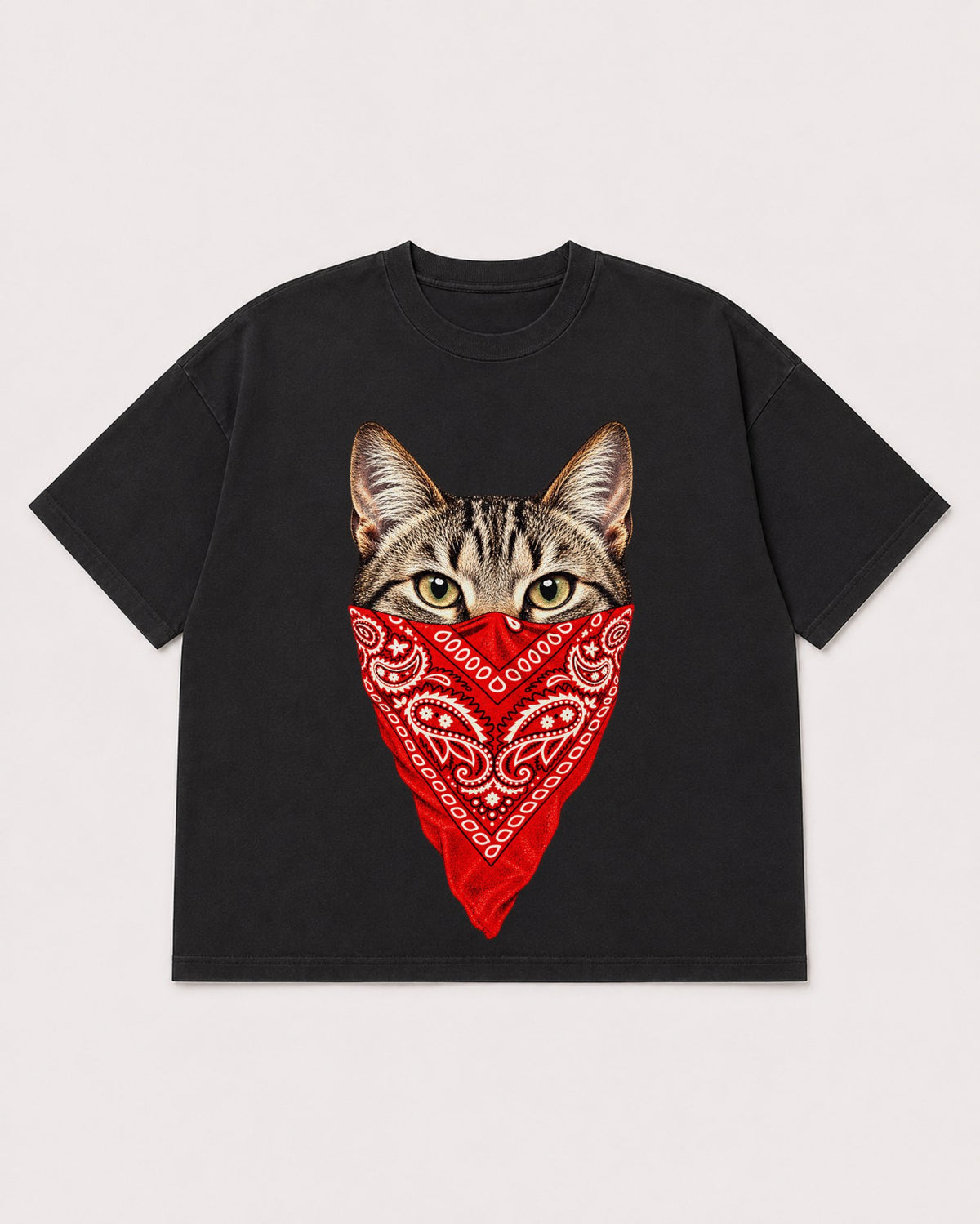 Mockup Boxy Heavyweight Tee Black product