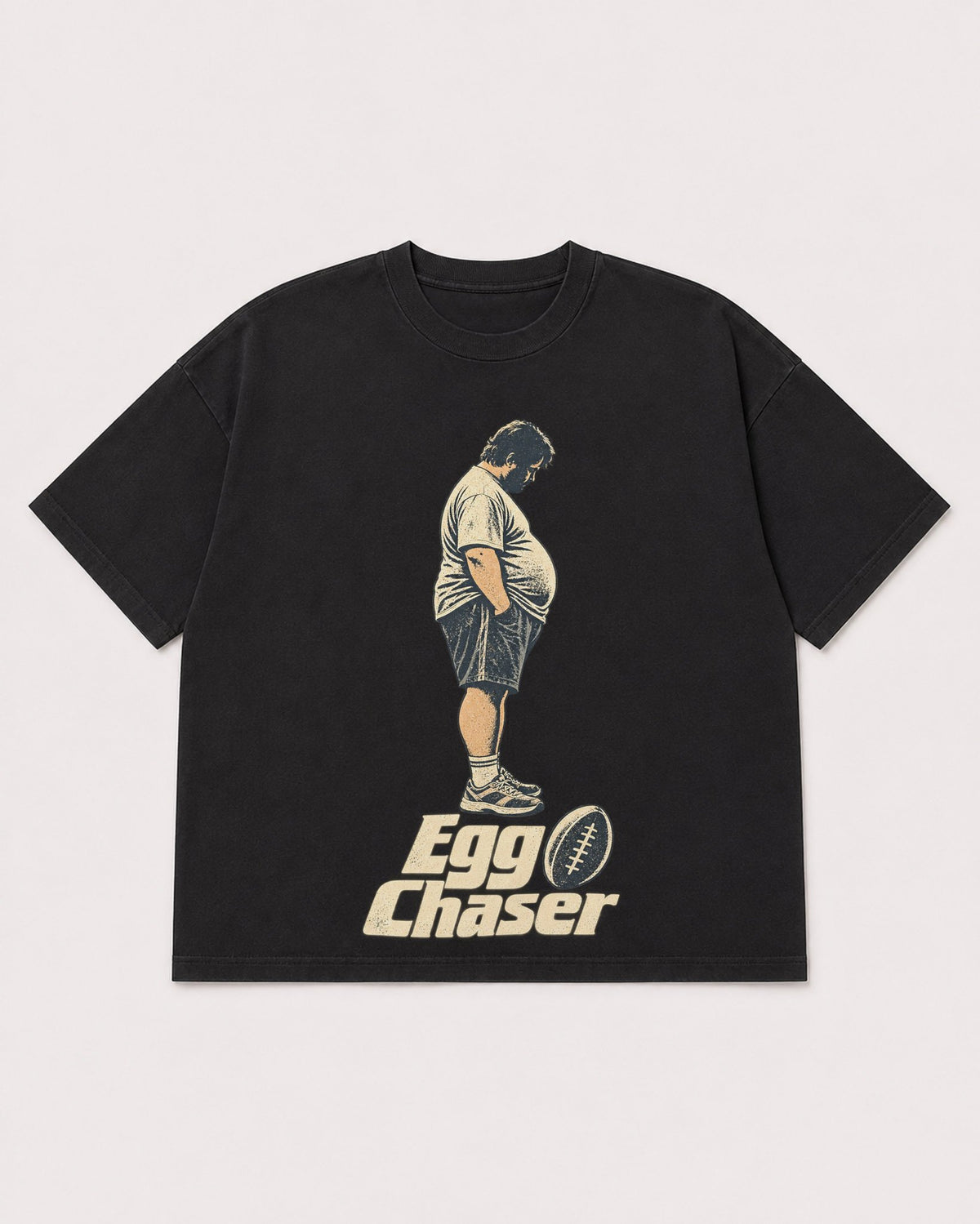 Mockup Boxy Heavyweight Tee Black product