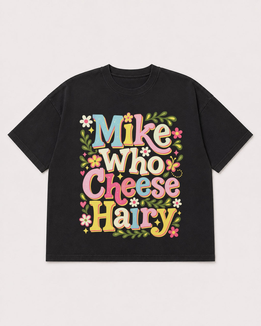 Mockup Boxy Heavyweight Tee Black product