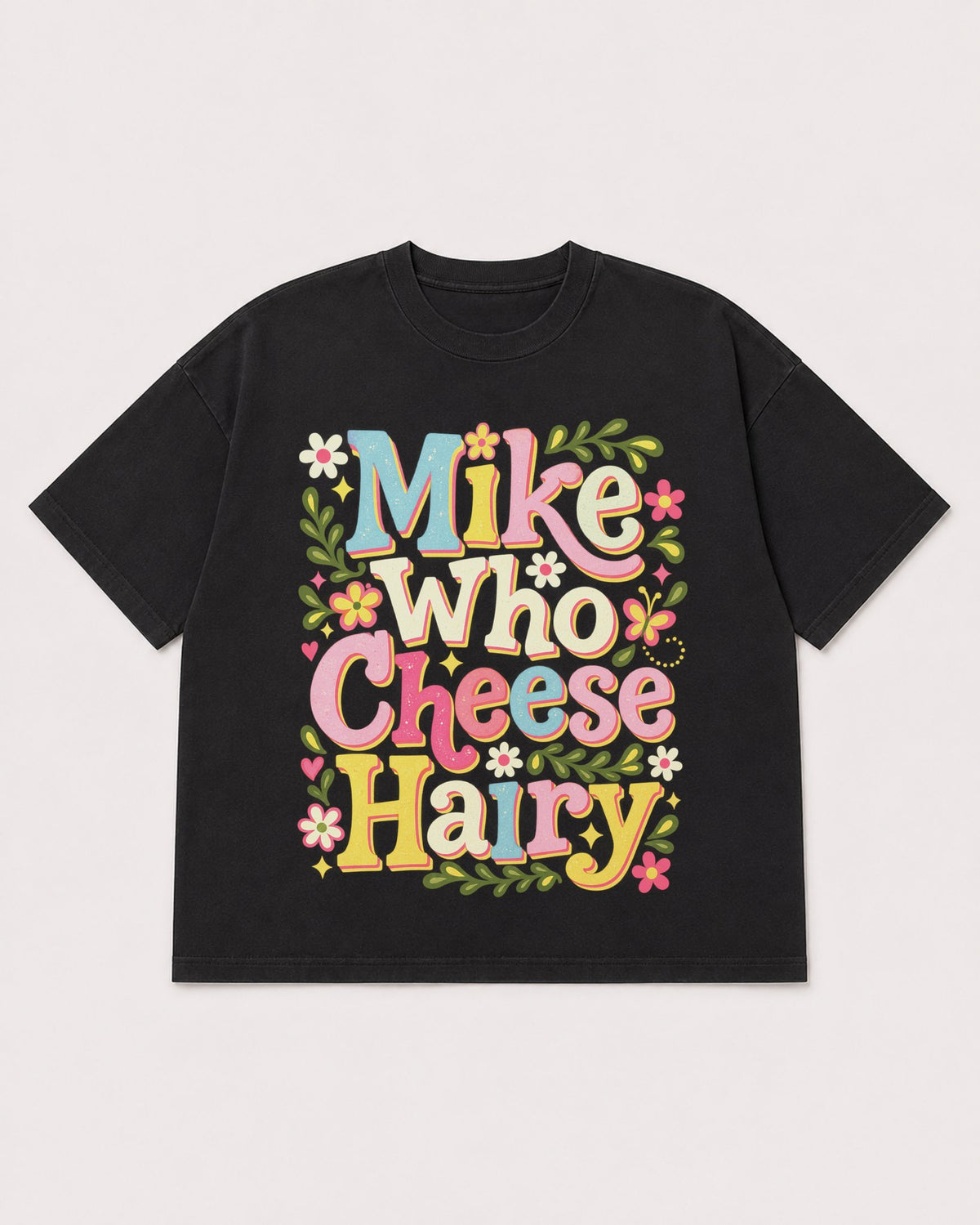 Mockup Boxy Heavyweight Tee Black product