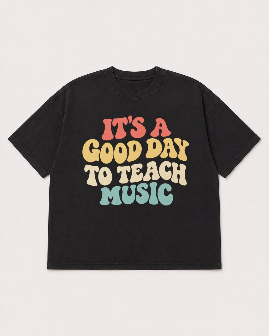 Mockup Boxy Heavyweight Tee Black product