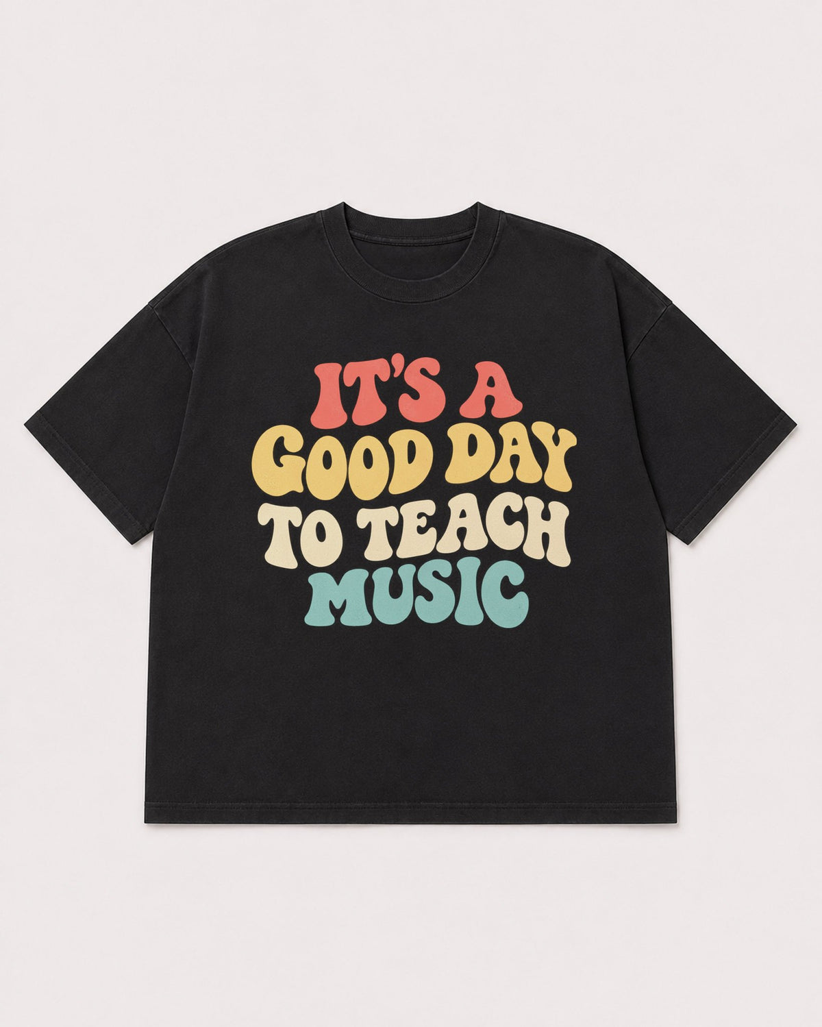 Mockup Boxy Heavyweight Tee Black product
