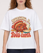 Mockup Boxy Heavyweight Tee White female close-up 09