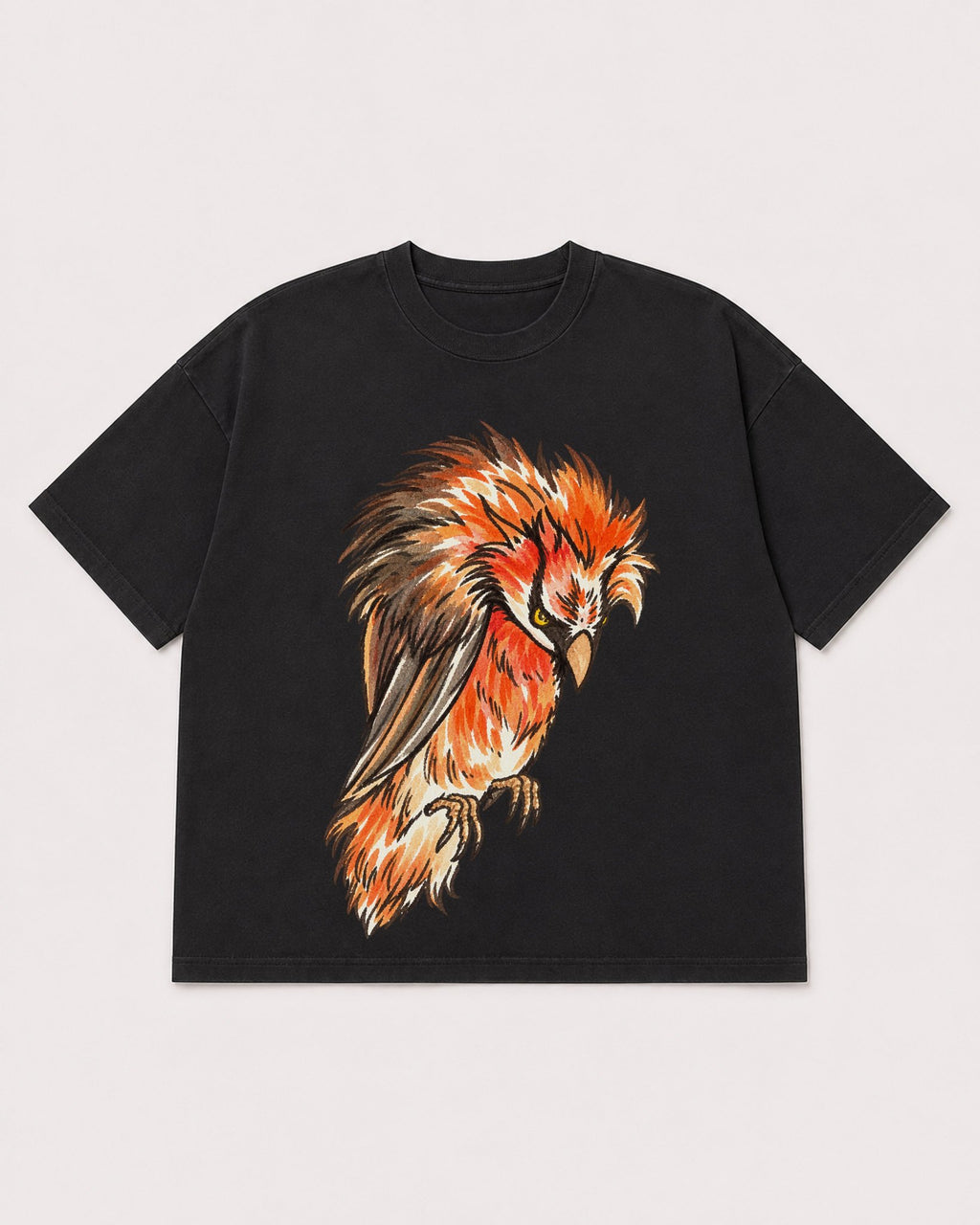 Mockup Boxy Heavyweight Tee Black product