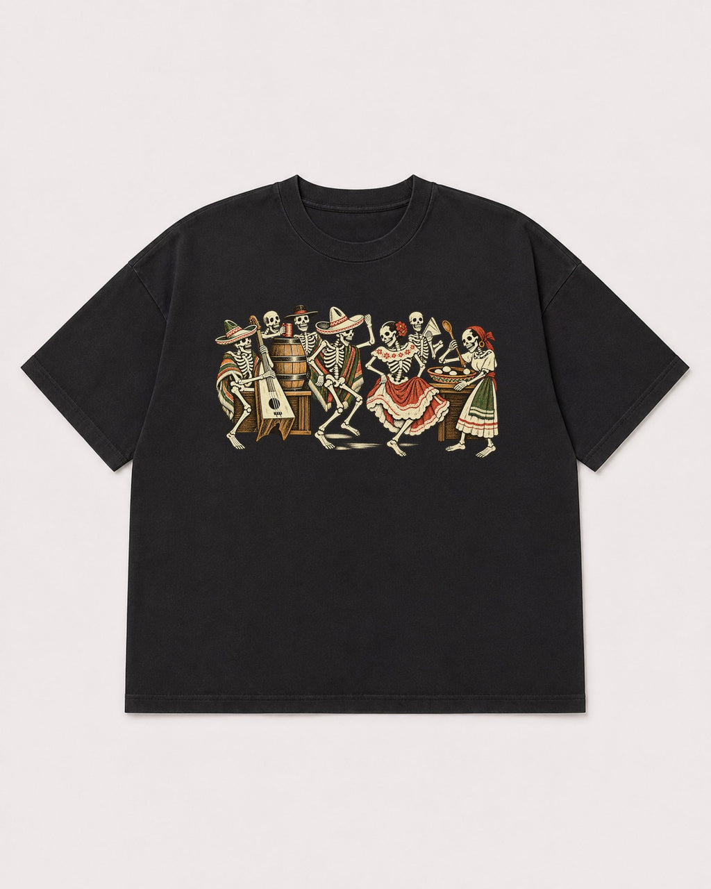 Mockup Boxy Heavyweight Tee Black product