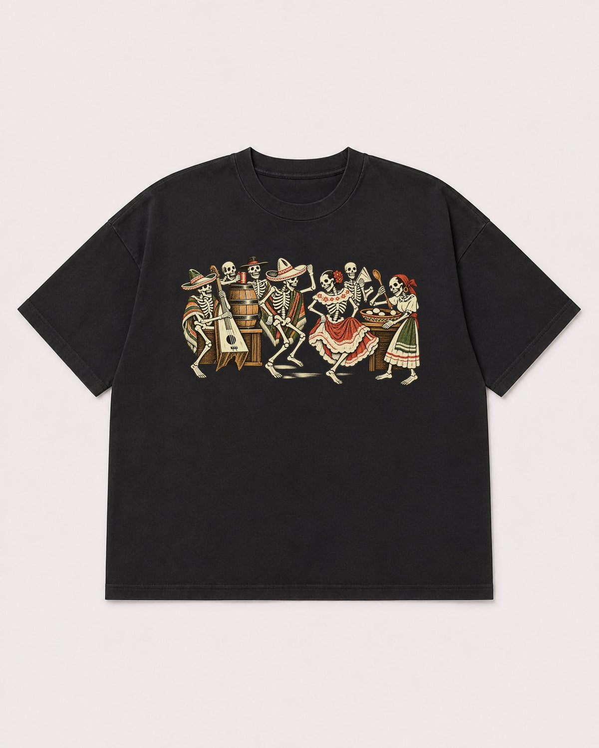 Mockup Boxy Heavyweight Tee Black product