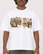 Mockup Boxy Heavyweight Tee White male close-up 04